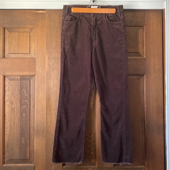 Mother denim the hustler ankle Fray corduroys in hopscotch size 30 - Picture 1 of 6